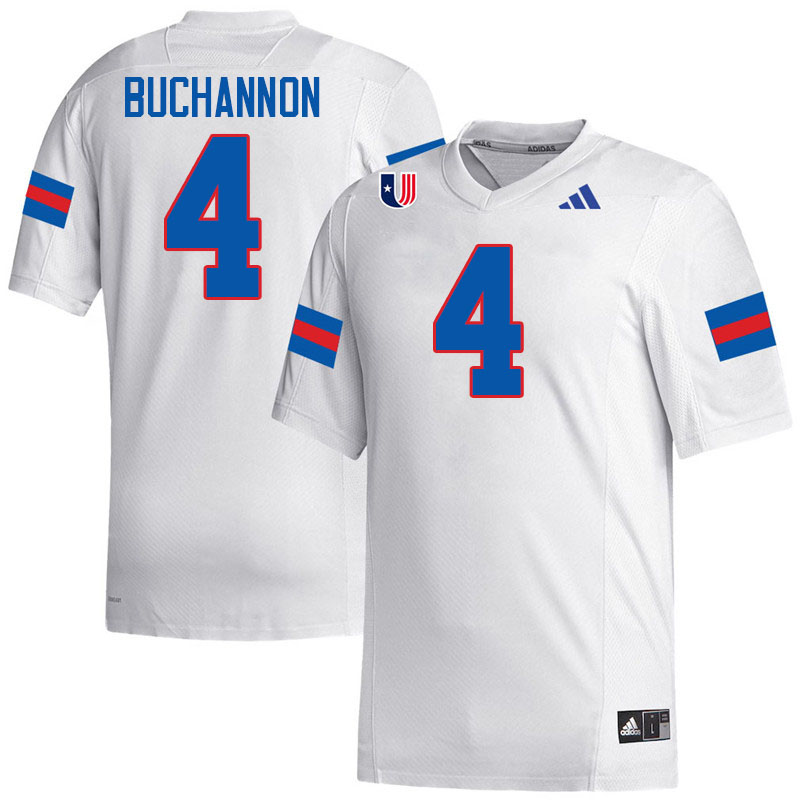 West Georgia Wolves #4 DeAndre Buchannon College Football Jerseys,Uniforms-White West Georgia Wolves #4 DeAndre Buchannon College Football Jerseys,Uniforms-White